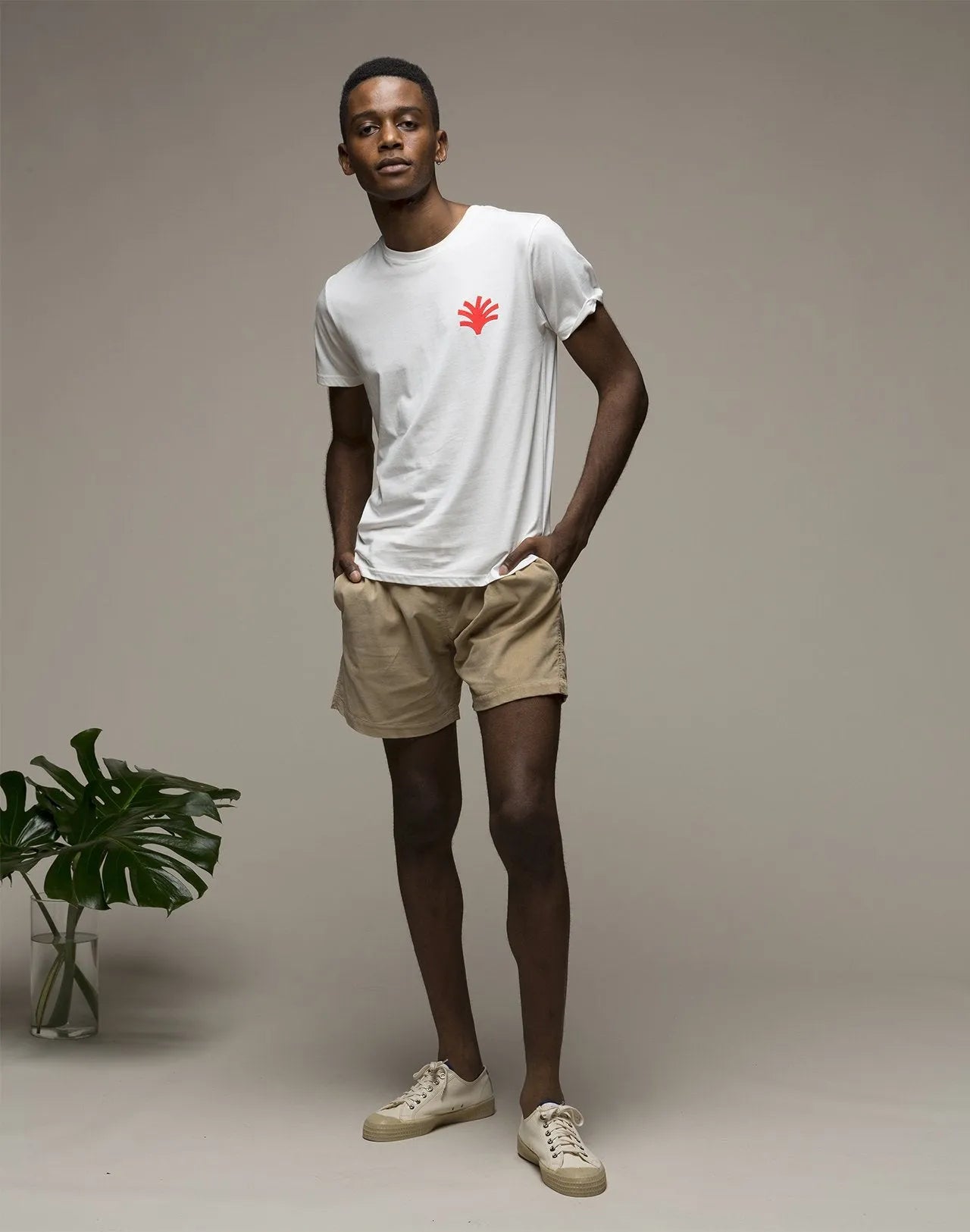 Camiseta Palmeraie - ECRU