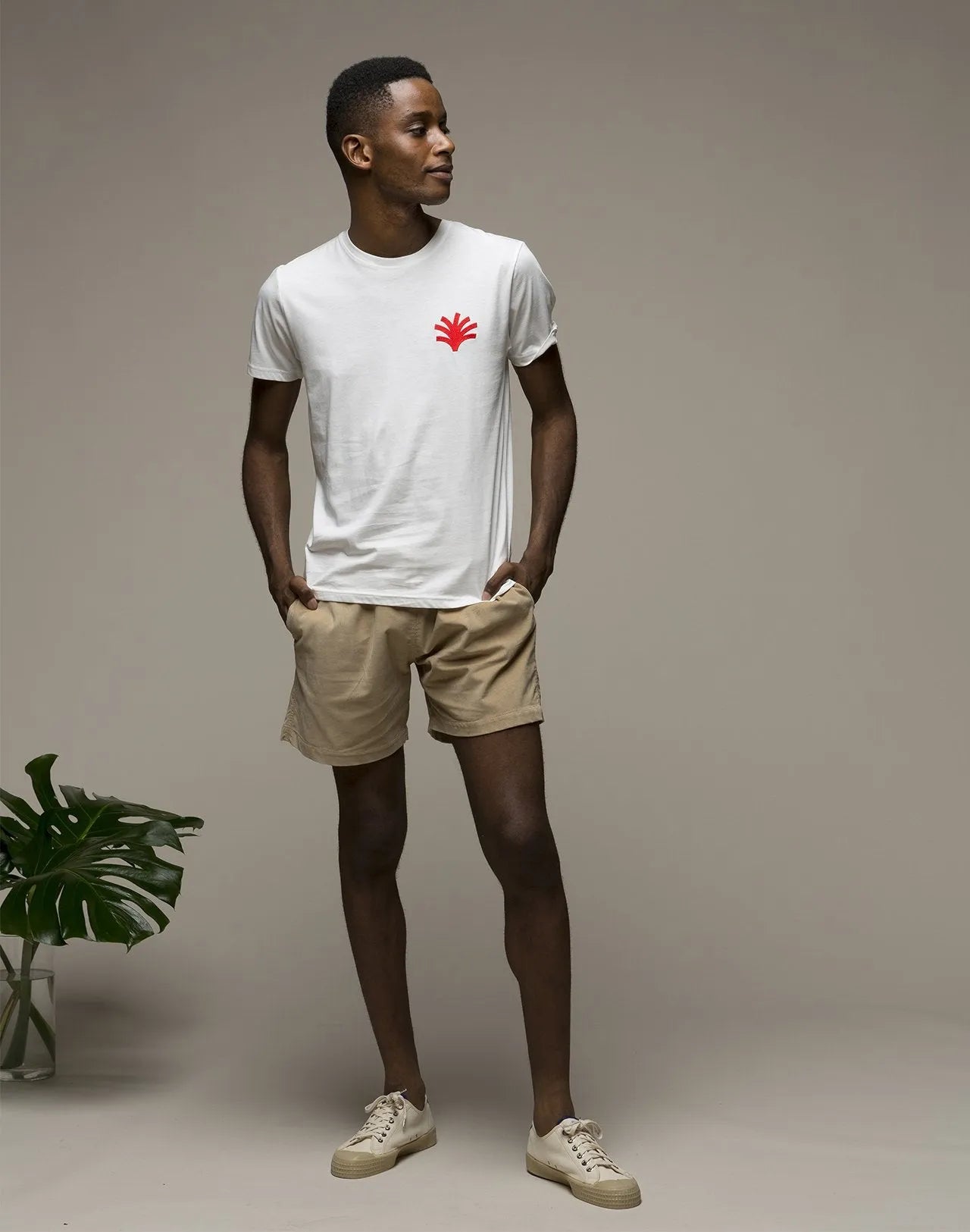 Camiseta Palmeraie - ECRU