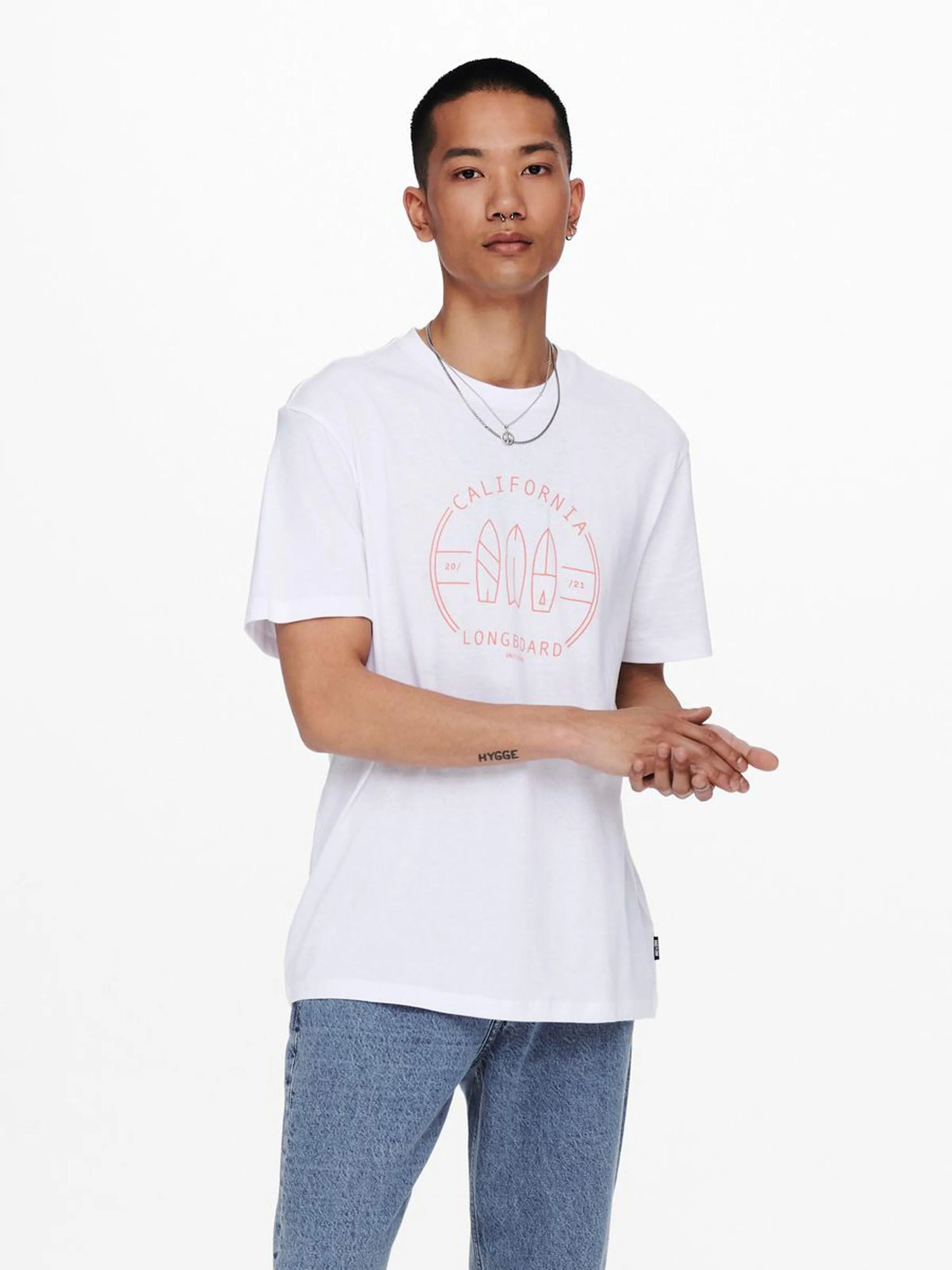 Camiseta Pine - ECRU