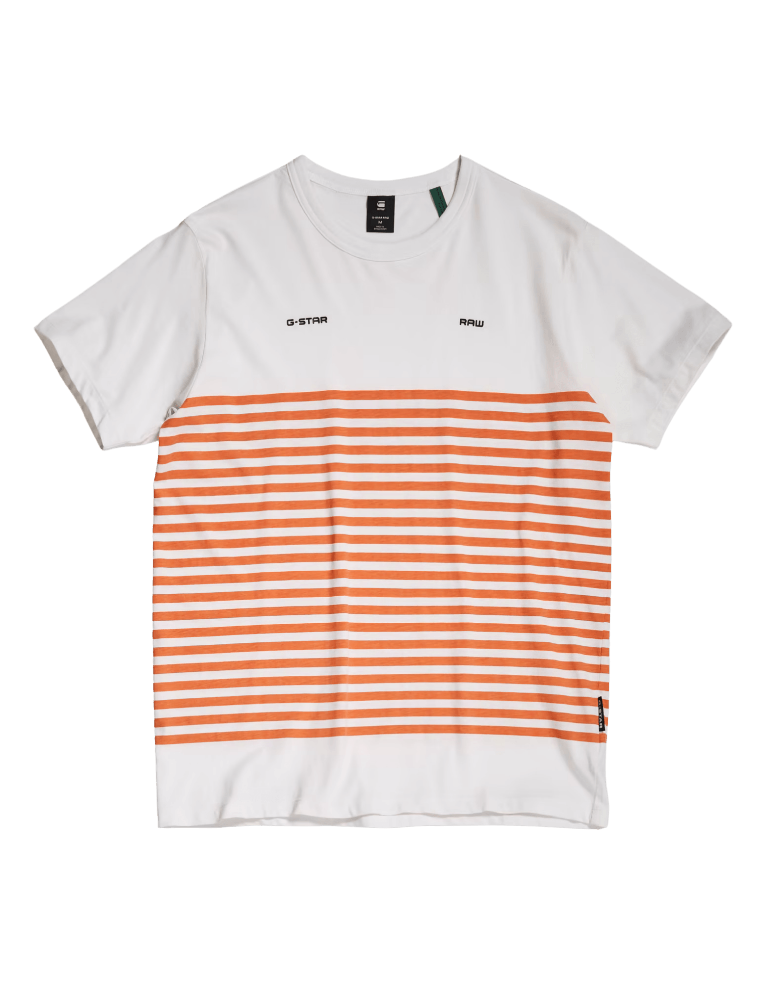 Camiseta Placed Stripe Graphic - ECRU