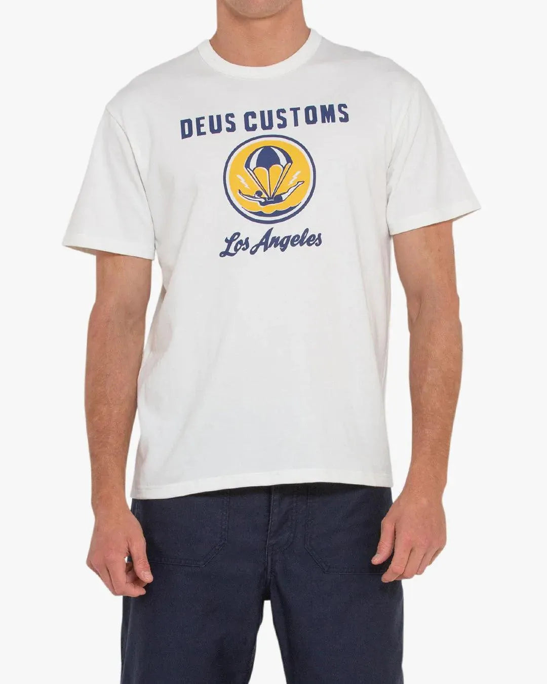 Camiseta Plymouth Vintage White - ECRU