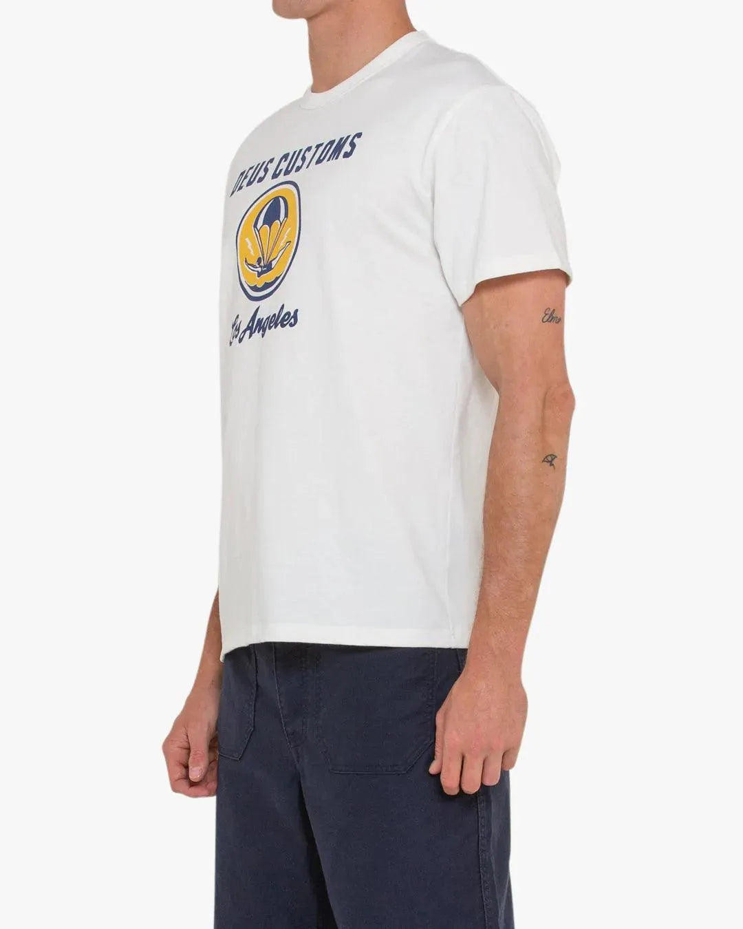 Camiseta Plymouth Vintage White - ECRU