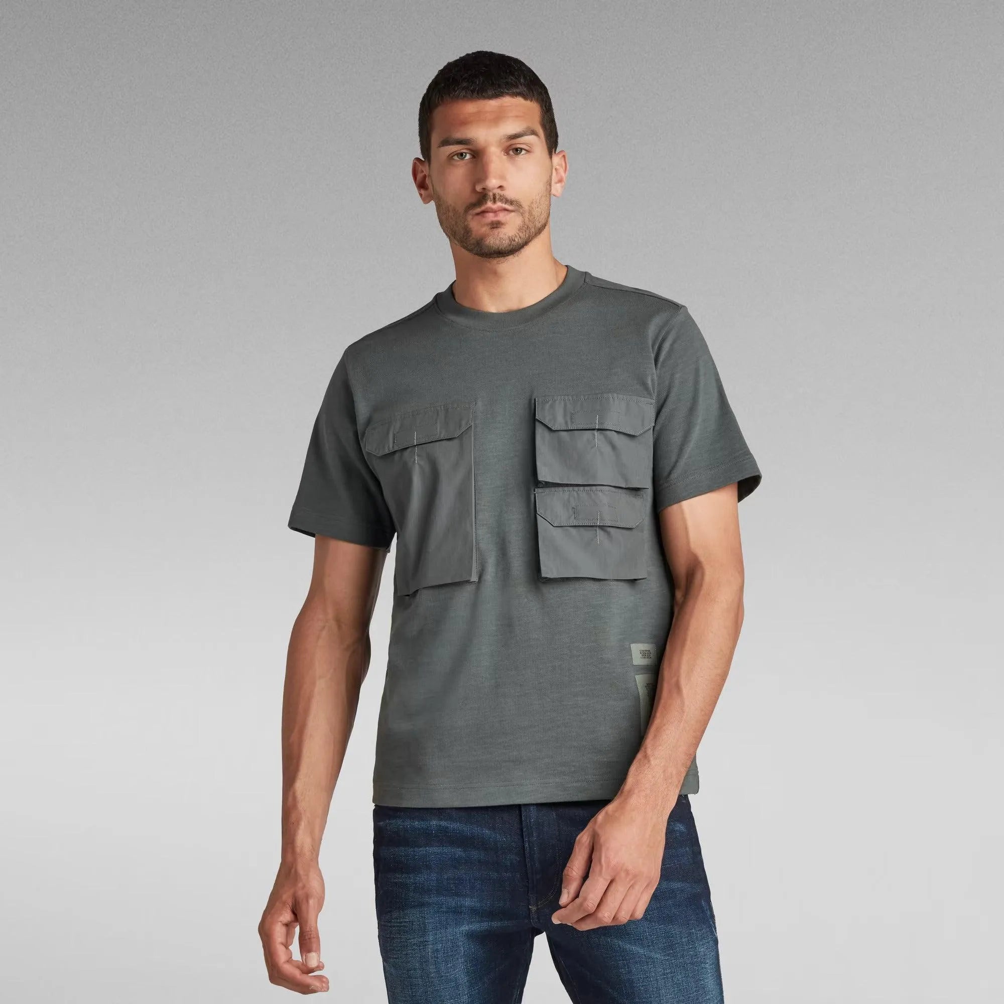 Camiseta Pocket Loose - ECRU
