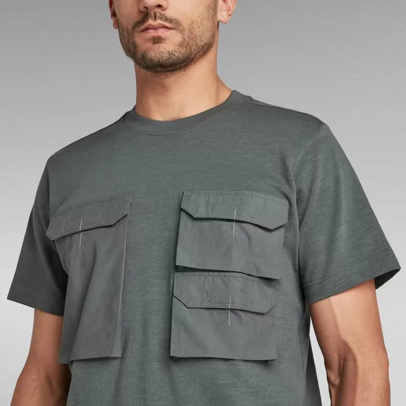 Camiseta Pocket Loose - ECRU