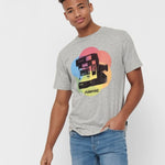 Camiseta Polaroid - ECRU