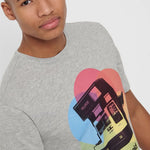 Camiseta Polaroid - ECRU