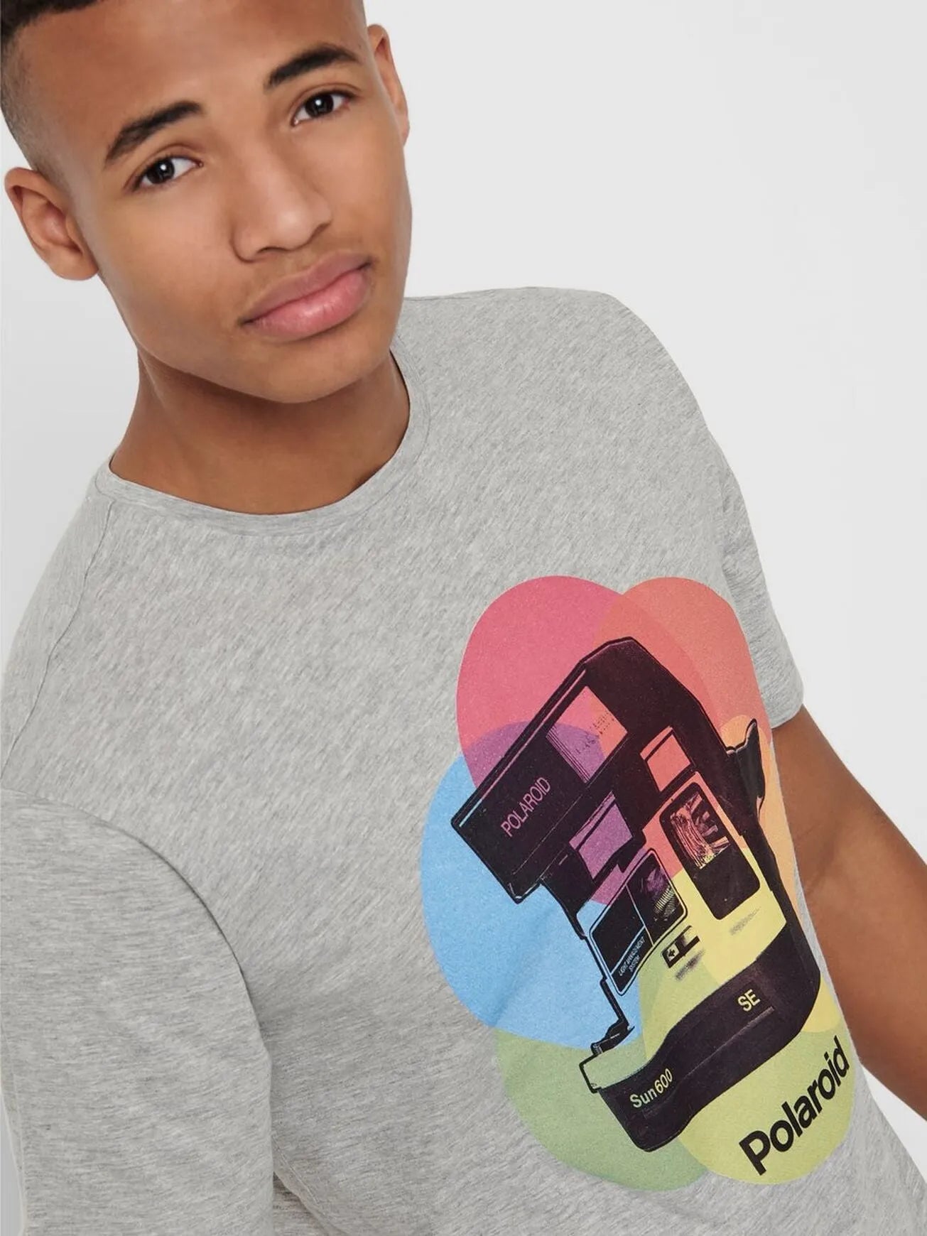 Camiseta Polaroid - ECRU