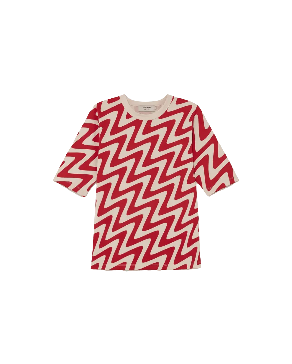 Camiseta Psycho Virginia Roja - ECRU