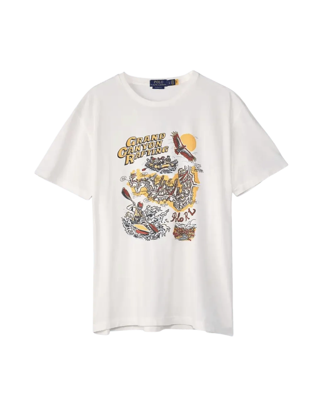 Camiseta Ralph Lauren de punto jersey Custom Slim Fit - ECRU