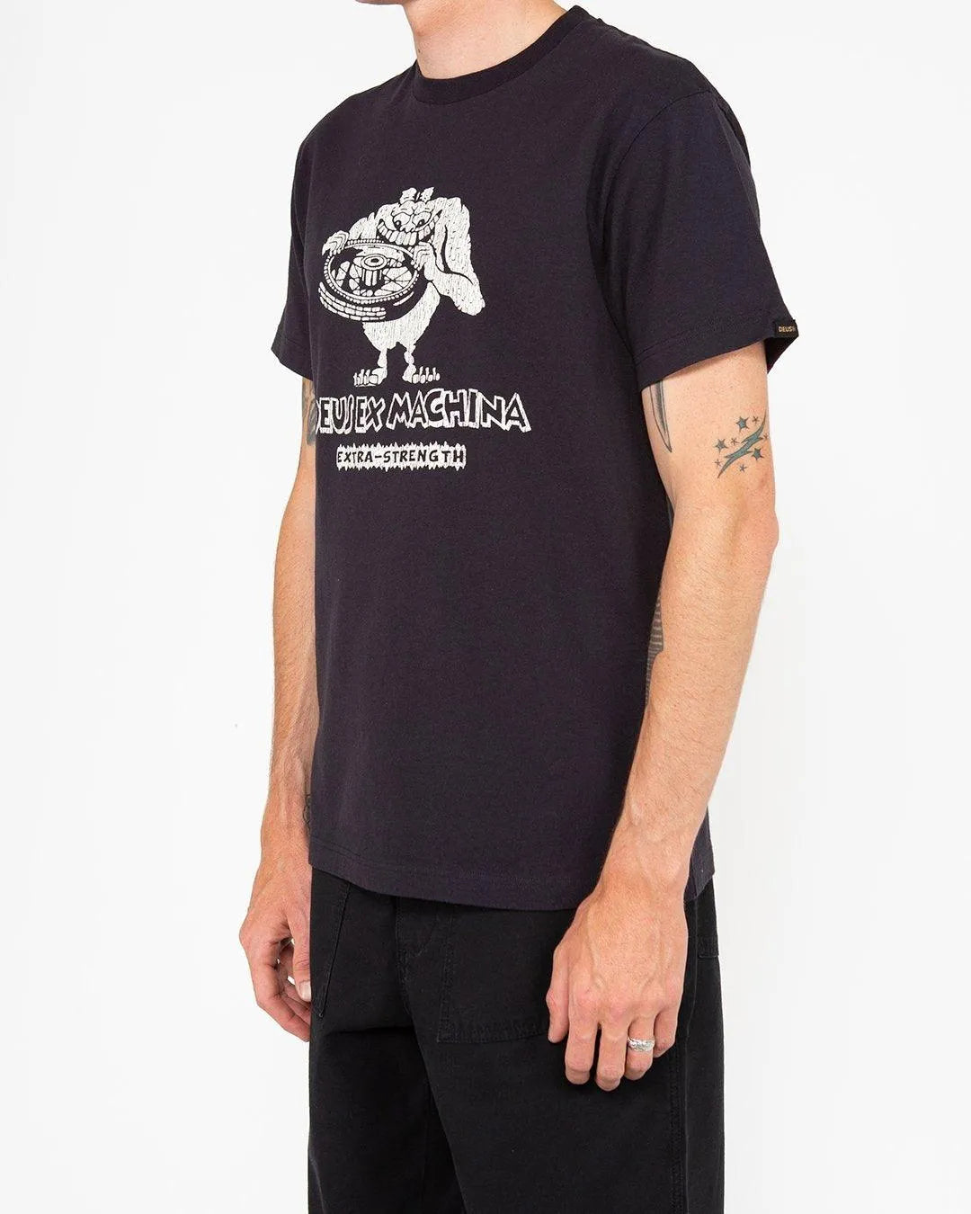 Camiseta Rat Finx Black - ECRU