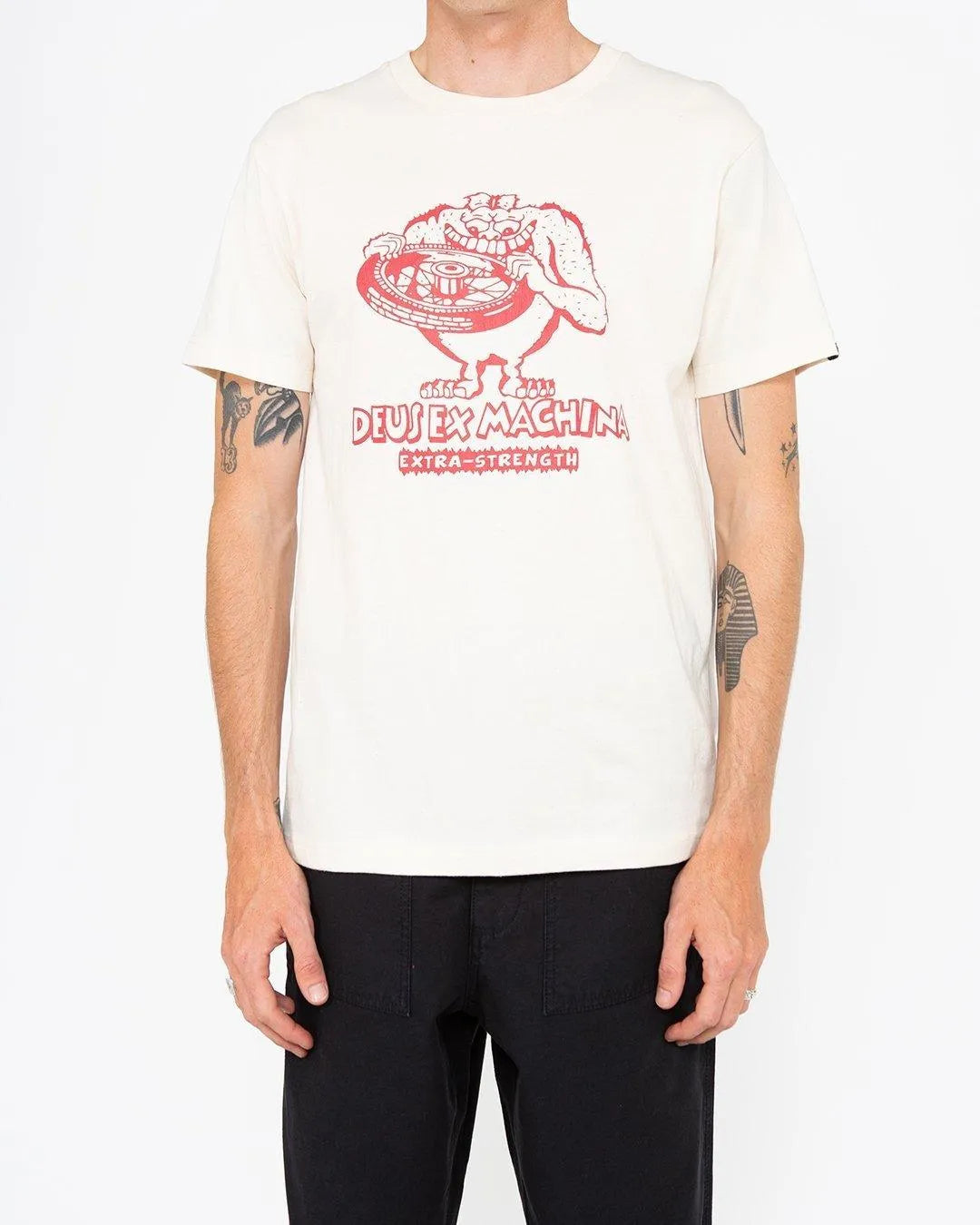 Camiseta Rat Finx Dirty White - ECRU