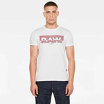 Camiseta RAW. Graphic Slim - ECRU