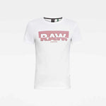 Camiseta RAW. Graphic Slim - ECRU