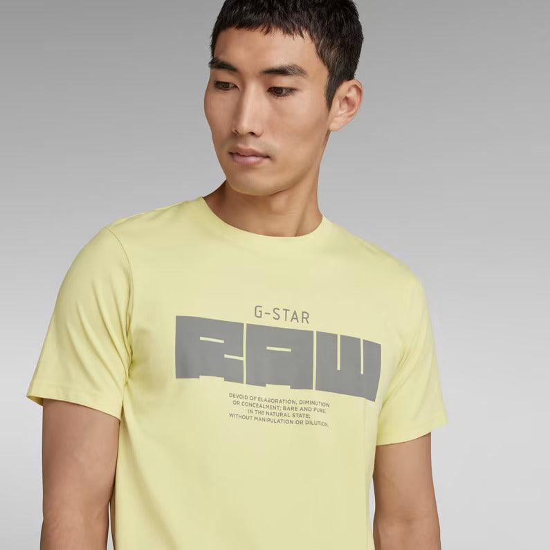 Camiseta Raw Graphic Slim Lemonade - ECRU
