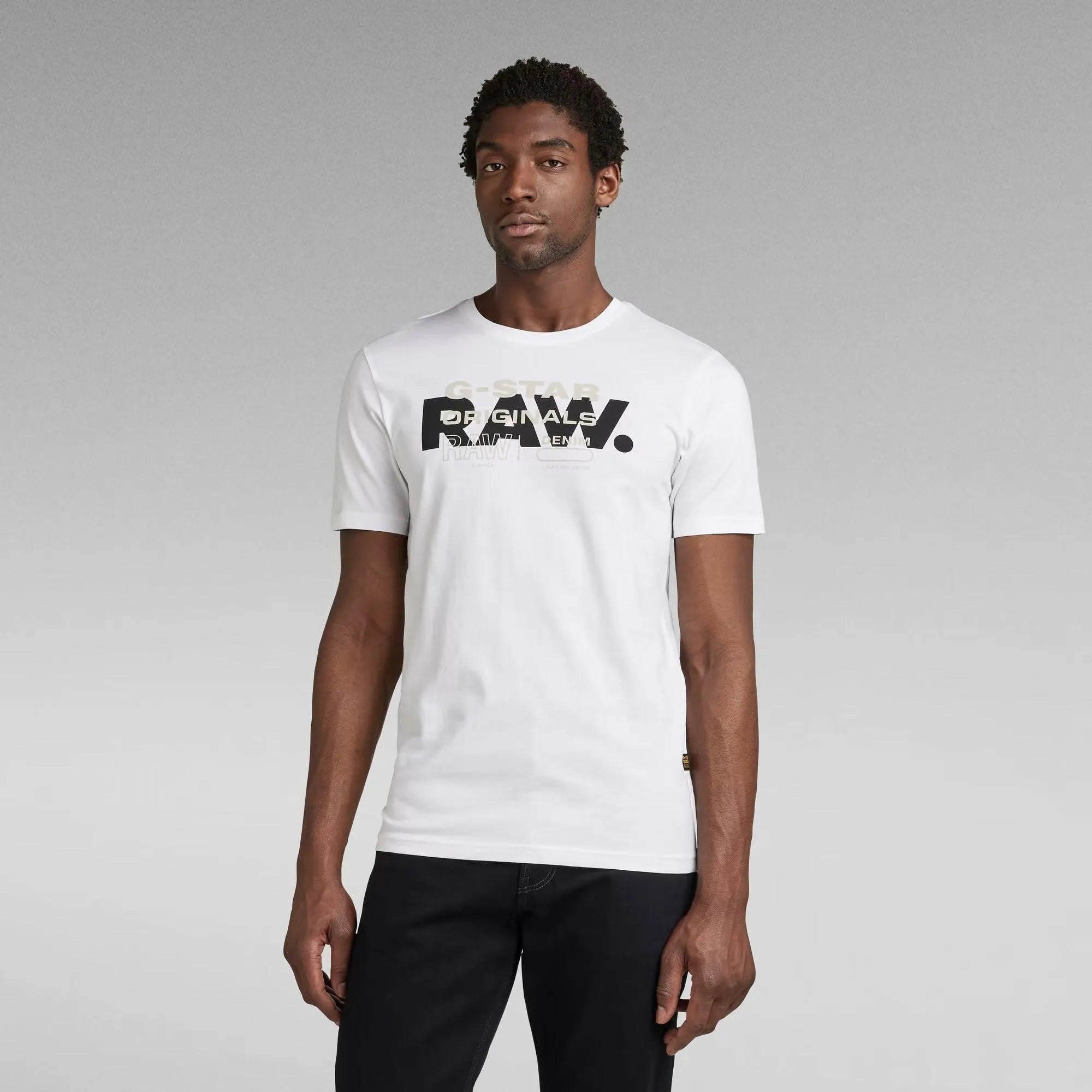Camiseta RAW Originals Slim - ECRU