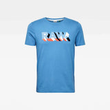 Camiseta RAW. Text - ECRU