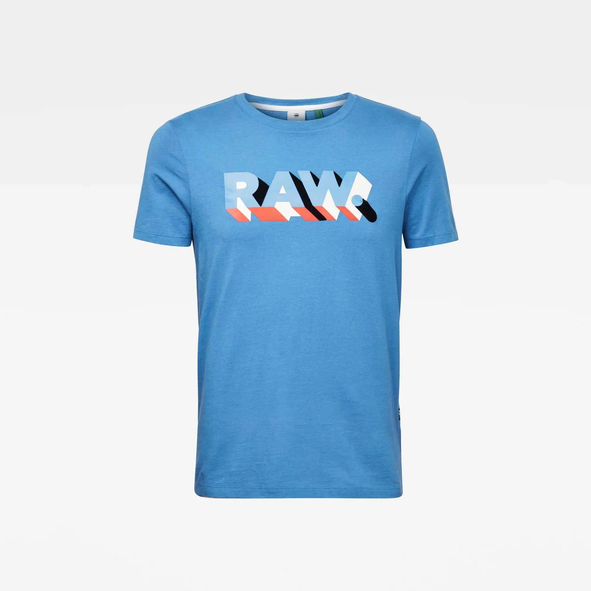 Camiseta RAW. Text - ECRU