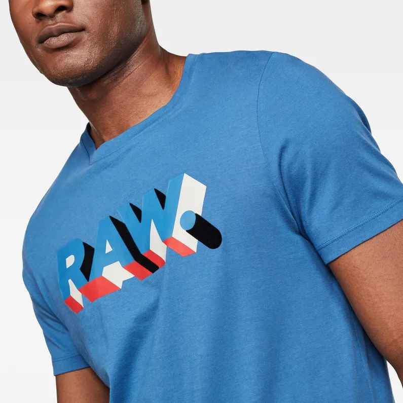 Camiseta RAW. Text - ECRU