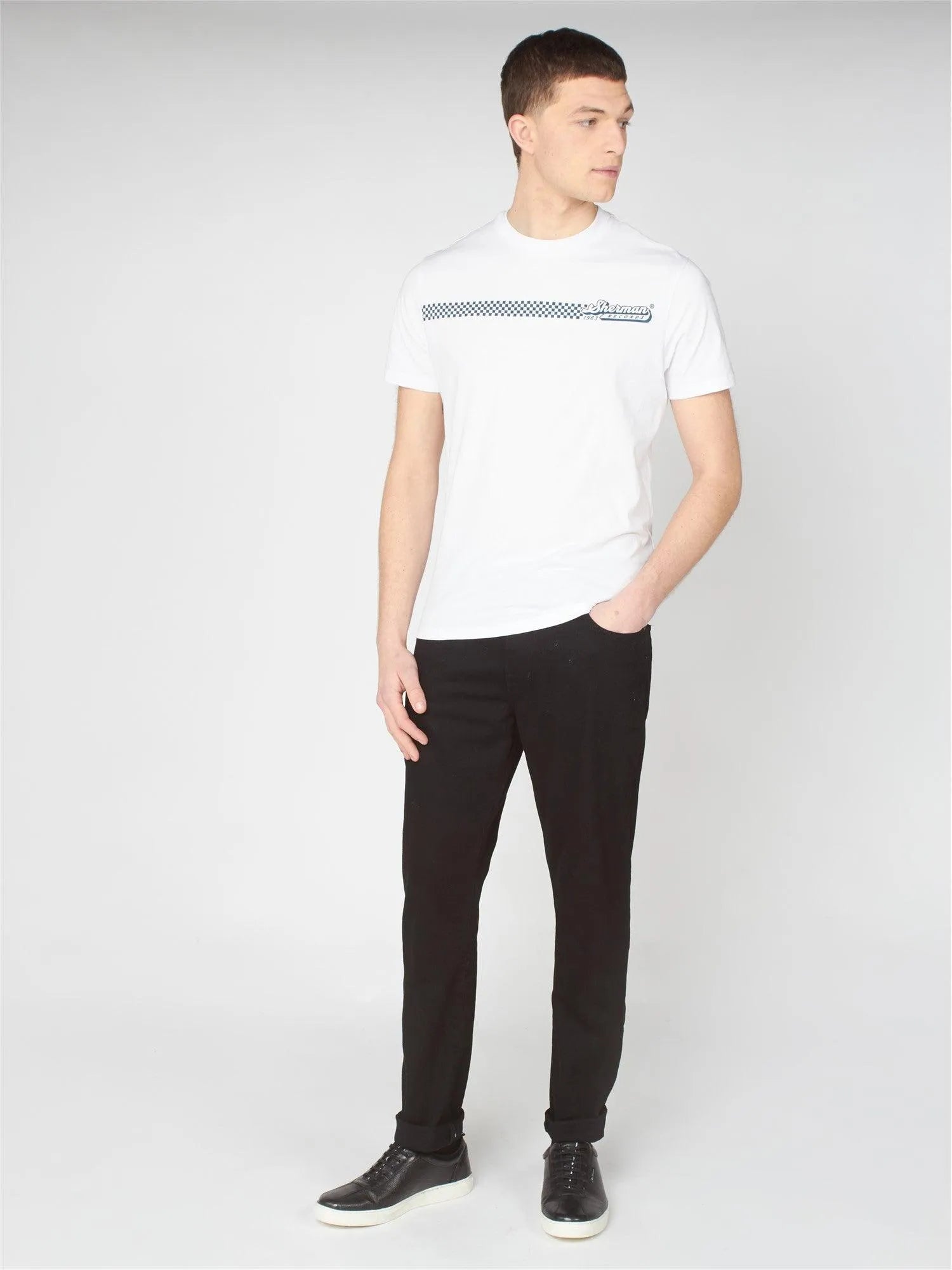 Camiseta Record Store - ECRU