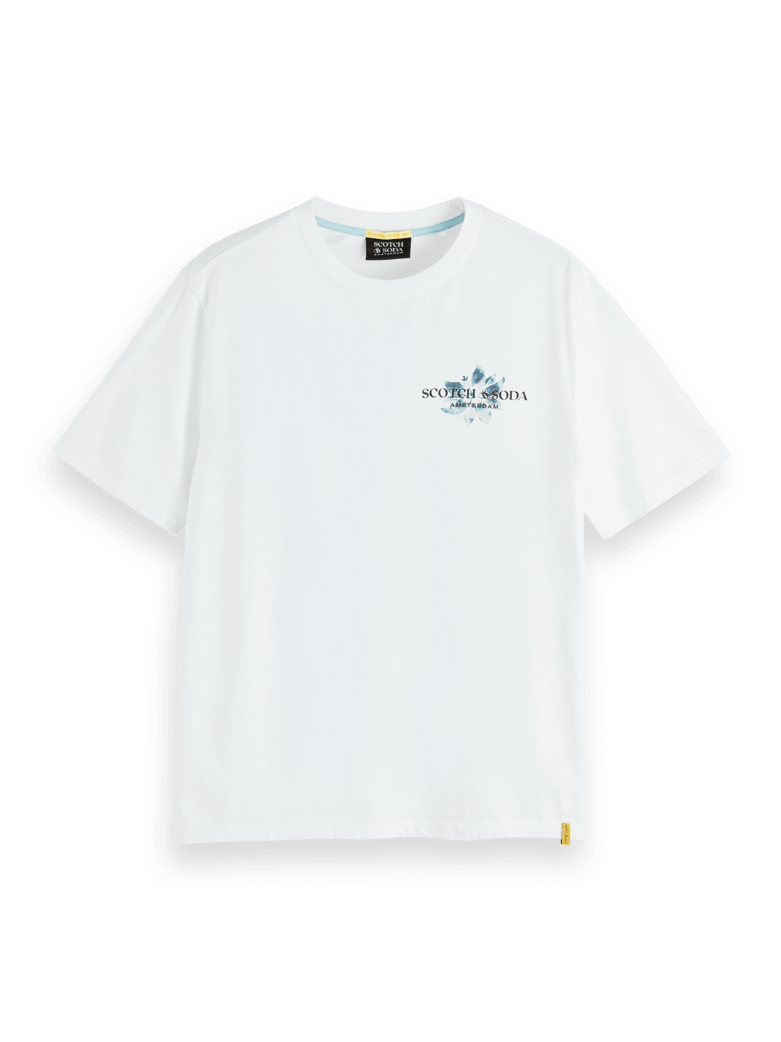 Camiseta regular fit de algodón orgánico blanca - ECRU