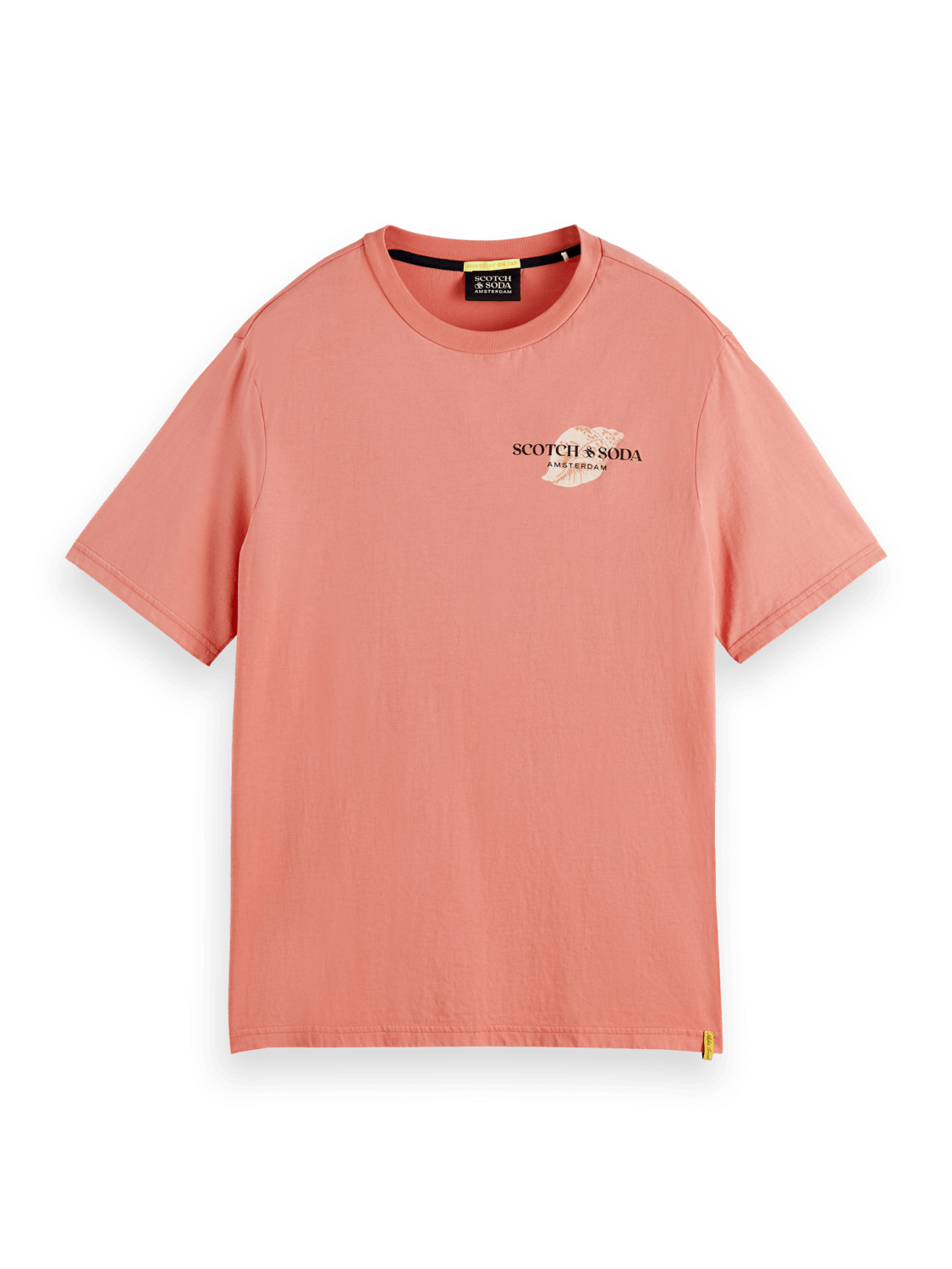 Camiseta regular fit de algodón orgánico vulcano - ECRU