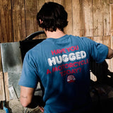 Camiseta Rhinestone Dusty Blue - ECRU