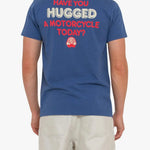 Camiseta Rhinestone Dusty Blue - ECRU