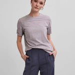 Camiseta Ria Light Grey Melange - ECRU