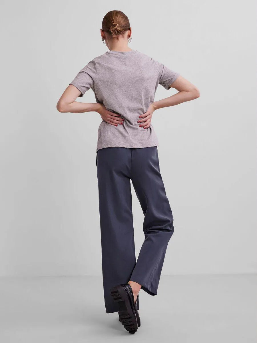 Camiseta Ria Light Grey Melange - ECRU