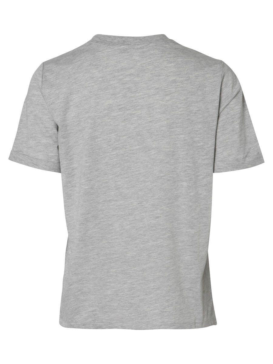 Camiseta Ria Light Grey Melange - ECRU