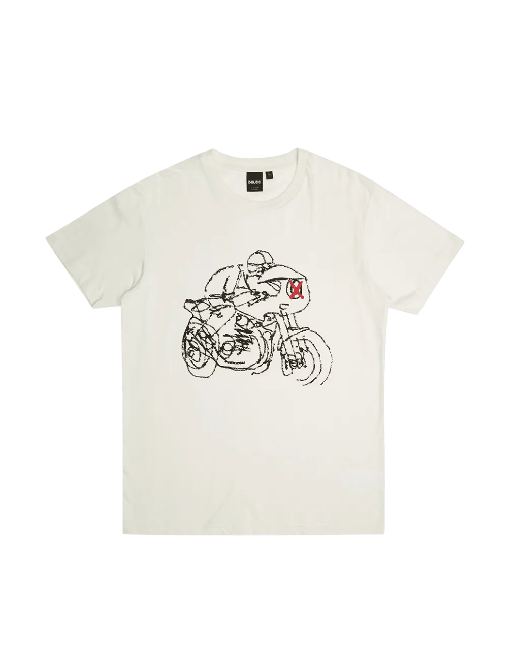 Camiseta Riding Vintage White - ECRU