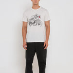 Camiseta Riding Vintage White - ECRU