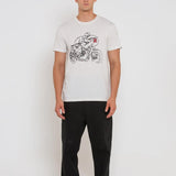 Camiseta Riding Vintage White - ECRU