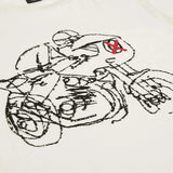 Camiseta Riding Vintage White - ECRU