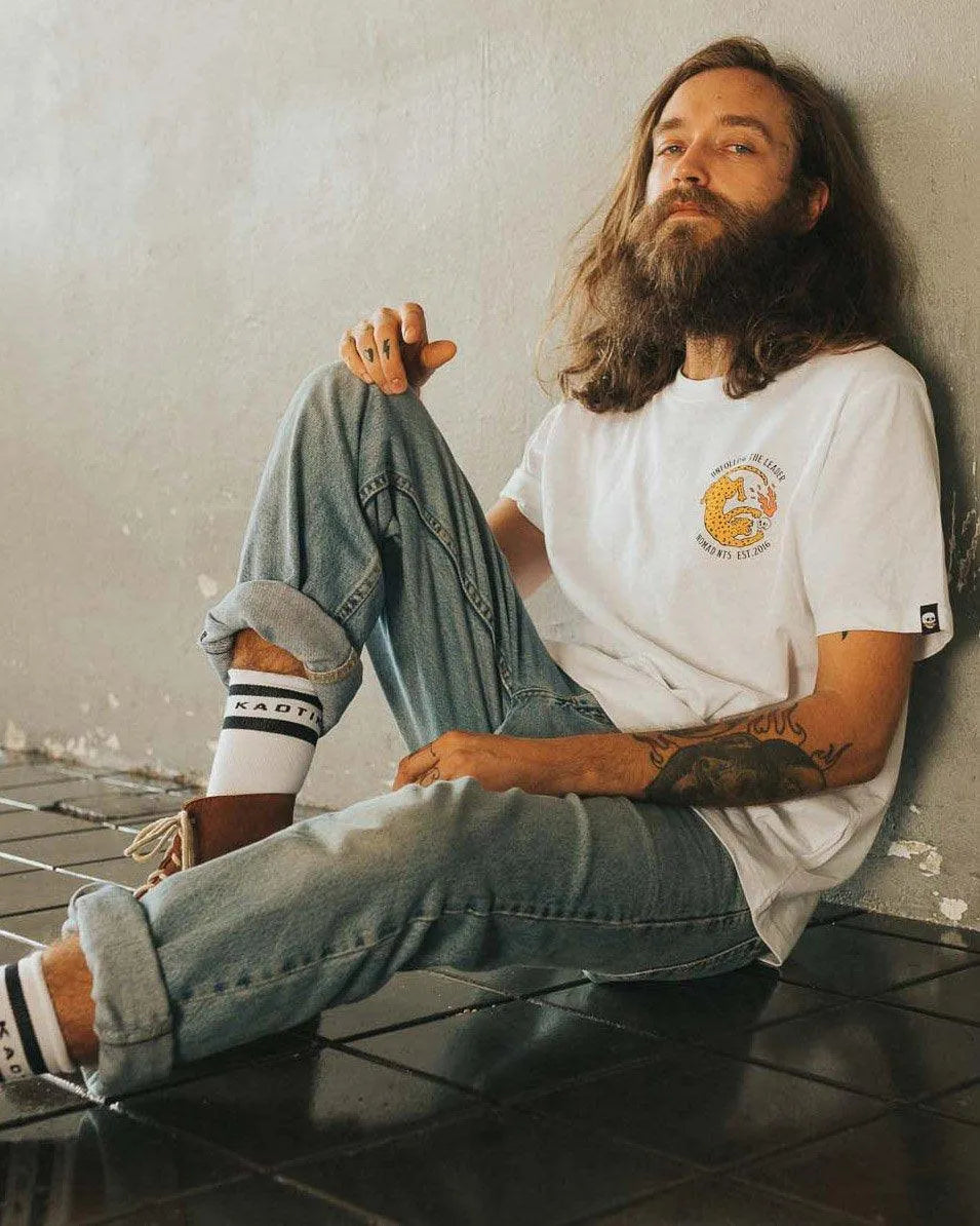 Camiseta Road - ECRU