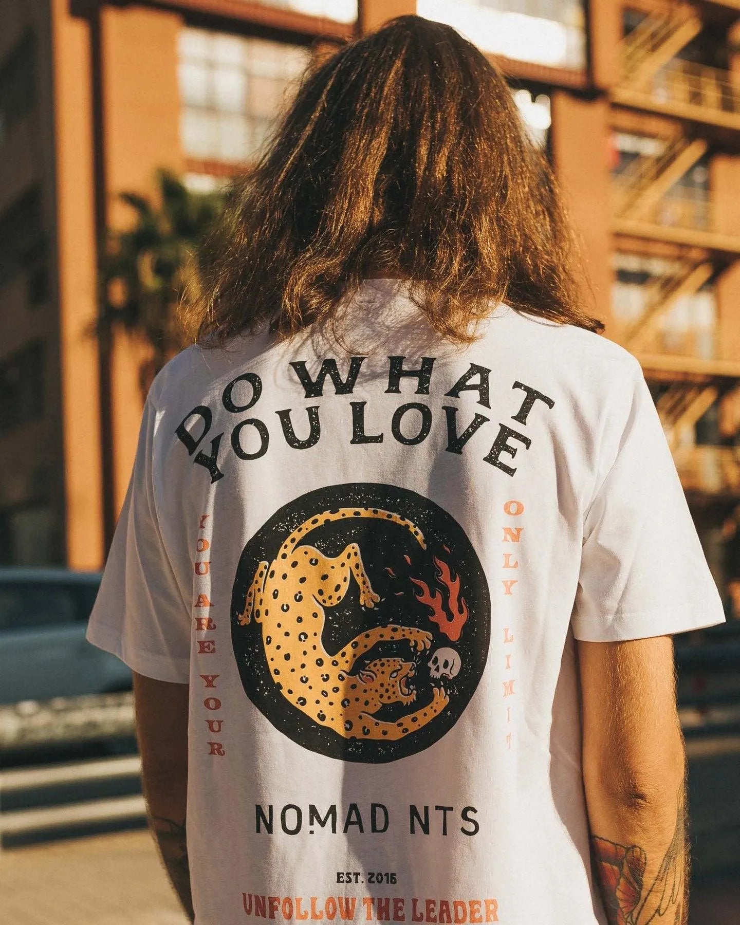 Camiseta Road - ECRU