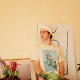 Camiseta S-Cute By David Sánchez - ECRU