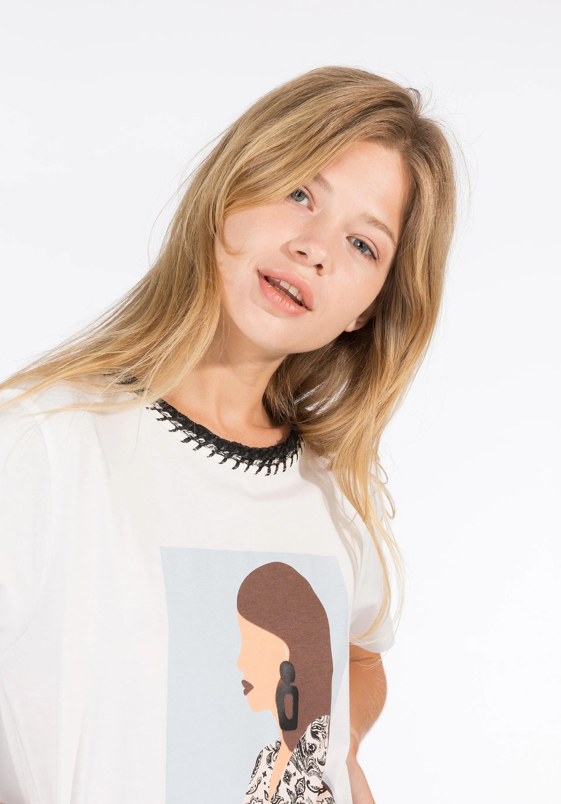 Camiseta Saara - ECRU