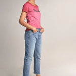 Camiseta Salsa Branding con Cuentas - ECRU