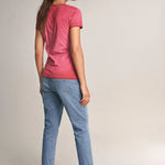 Camiseta Salsa Branding con Cuentas - ECRU