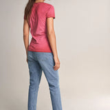 Camiseta Salsa Branding con Cuentas - ECRU