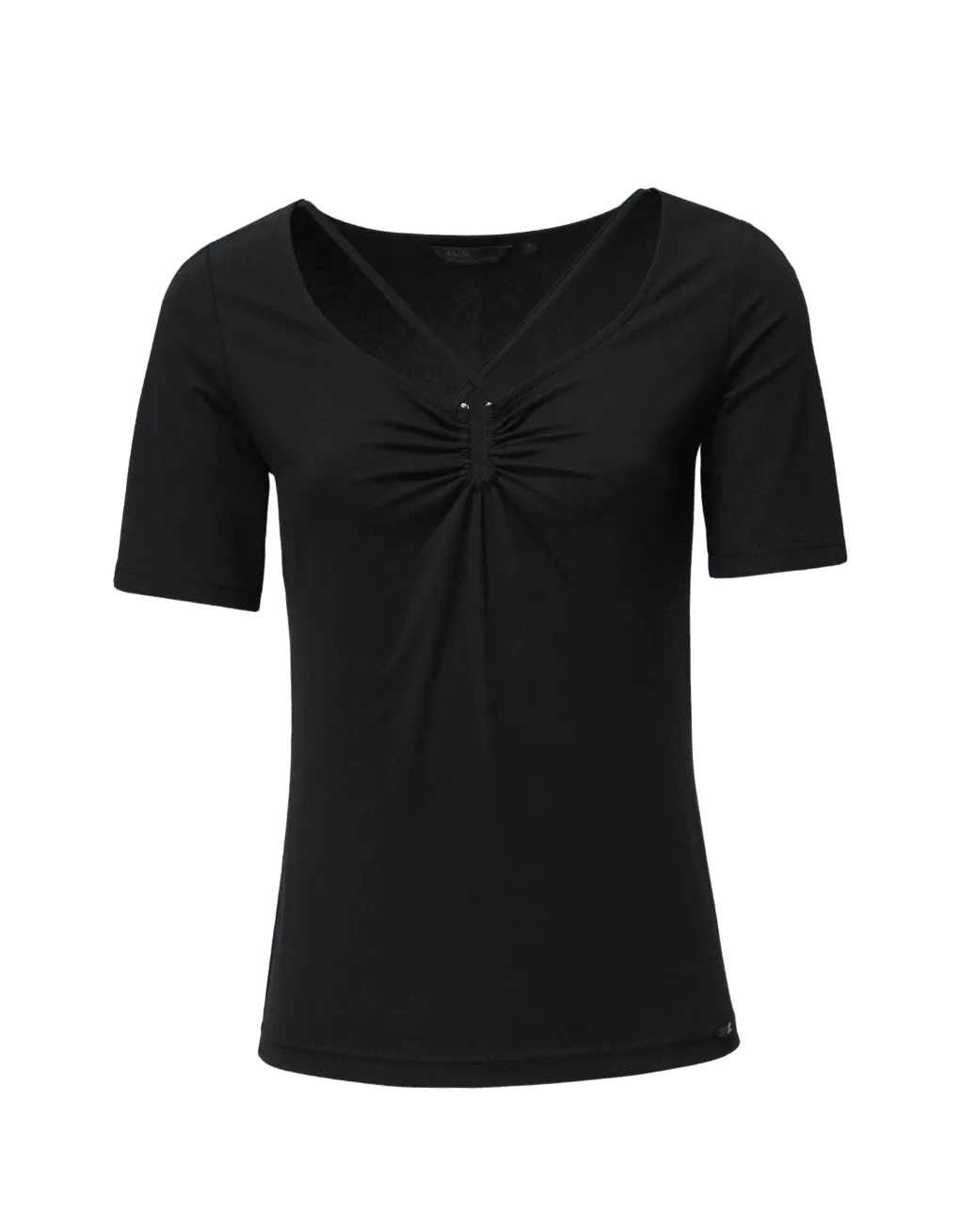 Camiseta Salsa Jeans de Mujer con Escote Asimétrico - ECRU