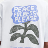 Camiseta Samsøe Samsøe Nathaniel 11725 Peace Flower - ECRU