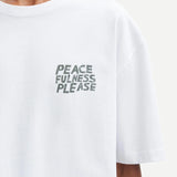 Camiseta Samsøe Samsøe Nathaniel 11725 Peace Flower - ECRU