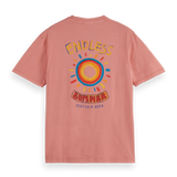 Camiseta Scotch & Soda Endless Summer - ECRU