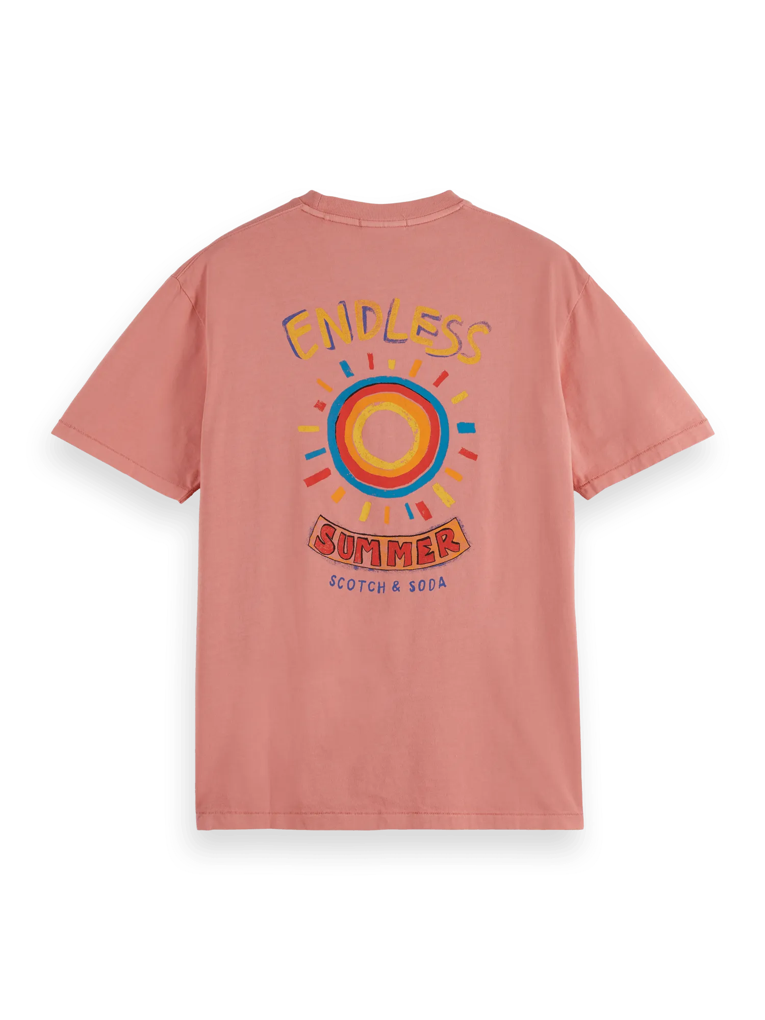 Camiseta Scotch & Soda Endless Summer - ECRU