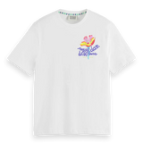 Camiseta Scotch & Soda Forever Summer Artwork - ECRU