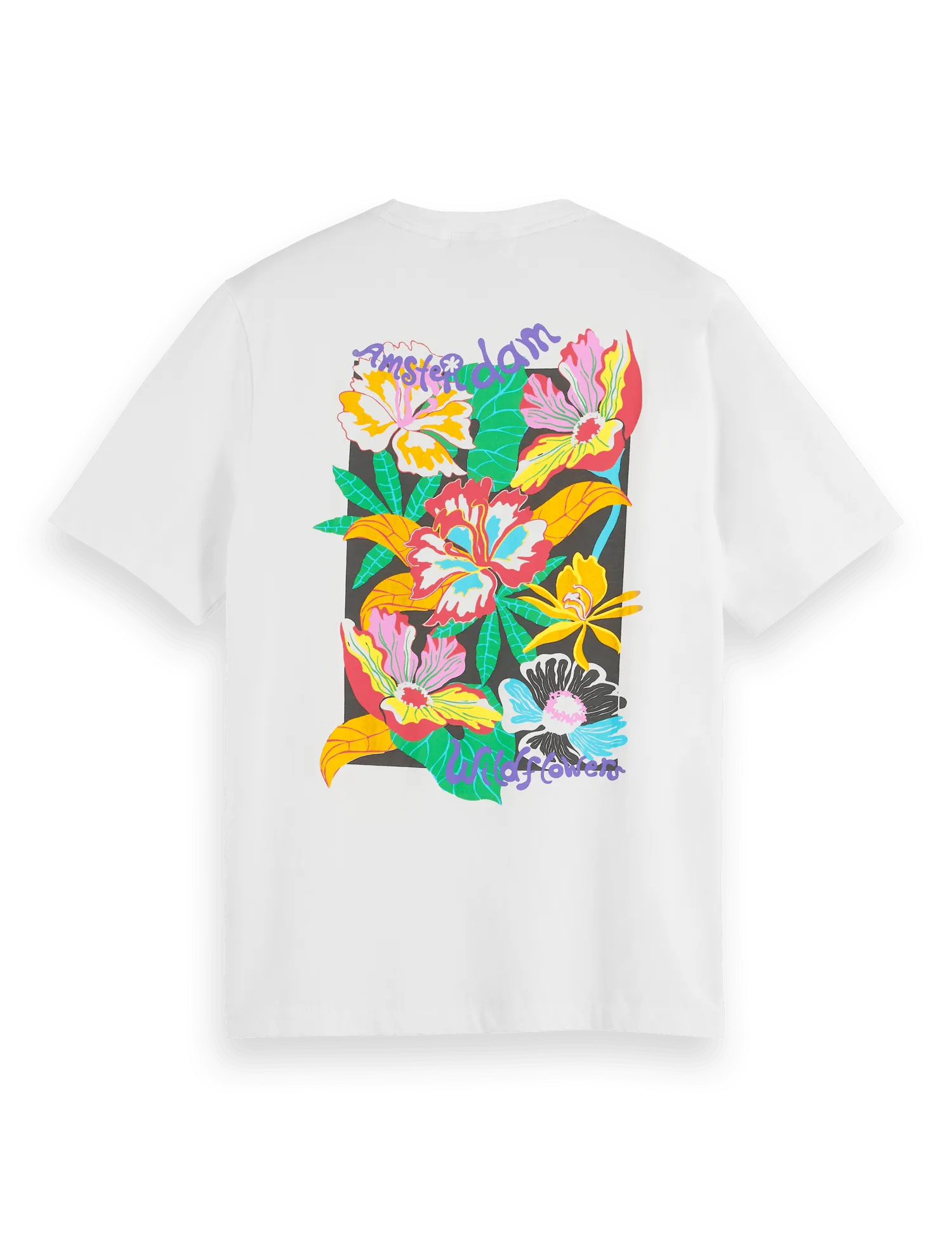 Camiseta Scotch & Soda Forever Summer Artwork - ECRU