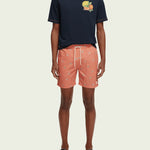 Camiseta Scotch & Soda Spicy Orange - ECRU