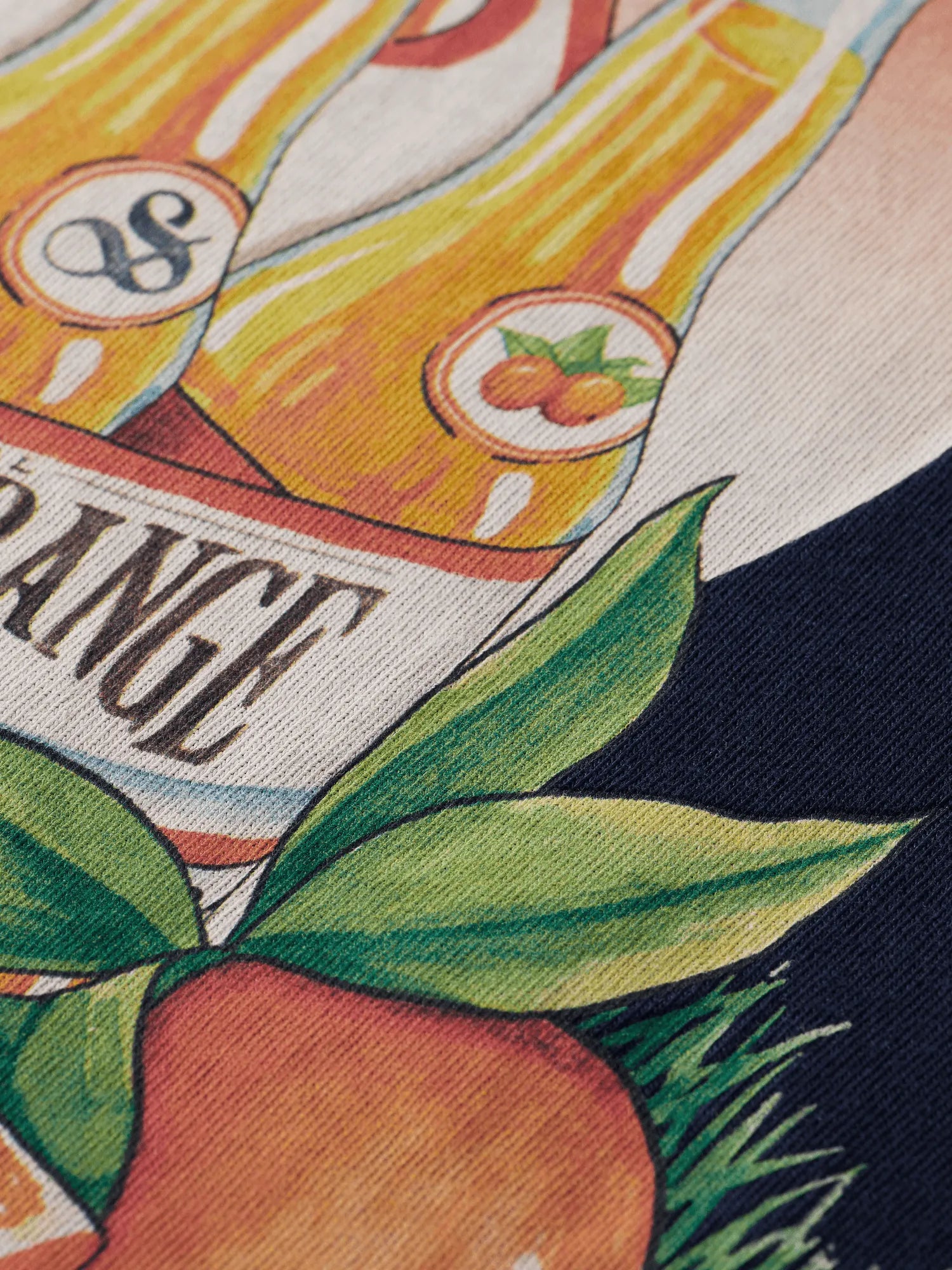 Camiseta Scotch & Soda Spicy Orange - ECRU